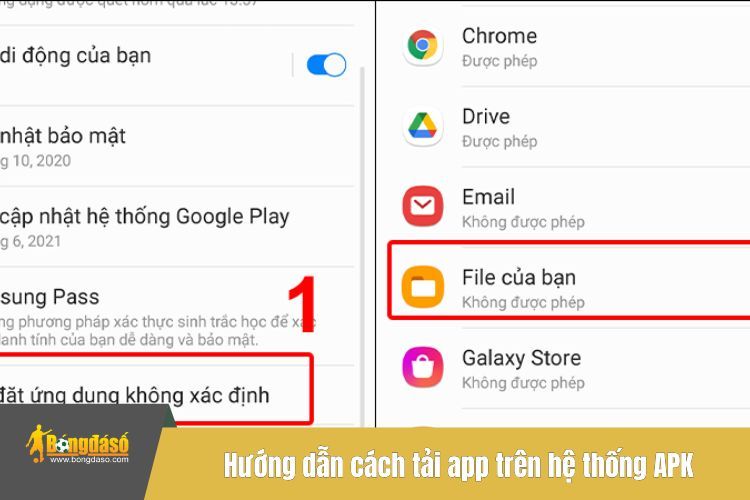 Hướng dẫn cách tải app trên hệ thống APK