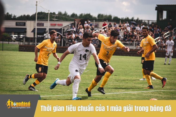 Thời gian tiêu chuẩn của 1 mùa giải trong bóng đá