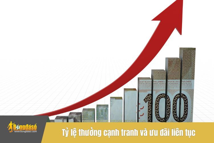 Tỷ lệ thưởng cạnh tranh và ưu đãi liên tục